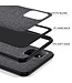 Grijs Stoffen Hybrid Hoesje voor de Samsung Galaxy A52(s) 4G/5G