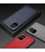 Zwart Stoffen Faux Lederen Hoesje voor de Samsung Galaxy A52(s) 4G/5G