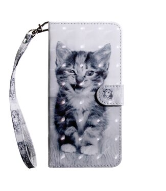 Kitten Bookcase Hoesje Samsung Galaxy A52(s) 4G/5G