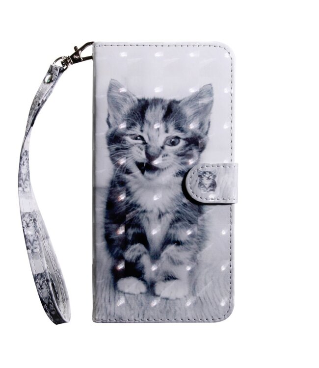 Kitten Bookcase Hoesje voor de Samsung Galaxy A52(s) 4G/5G