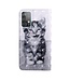 Kitten Bookcase Hoesje voor de Samsung Galaxy A52(s) 4G/5G