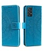 Blauw Mandala Bookcase Hoesje voor de Samsung Galaxy A52(s) 4G/5G