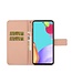 Roze Bloemen Bookcase Hoesje voor de Samsung Galaxy A52(s) 4G/5G