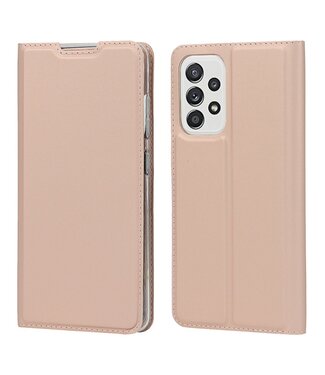 Rosegoud Bookcase Hoesje Samsung Galaxy A52(s) 4G/5G