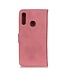 Khazneh Khazneh Roze Bookcase Hoesje voor de Huawei P40 Lite E
