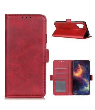 Rood Bookcase Hoesje Samsung Galaxy A32 4G