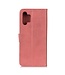 Khazneh Khazneh Roze Retro Bookcase Hoesje voor de Samsung Galaxy A32 4G