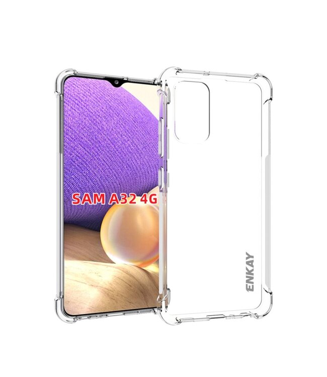 Enkay Enkay Transparant TPU Hoesje voor de Samsung Galaxy A32 4G