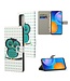 Groene Uil Bookcase Hoesje voor de Samsung Galaxy A32 4G