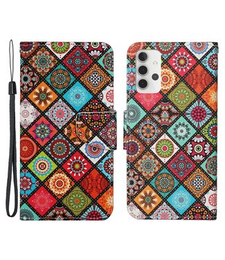 Mandala Bookcase Hoesje Samsung Galaxy A32 4G