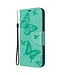 Groen Vlinder Bookcase Hoesje voor de Huawei P Smart (2020)