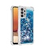 Blauw Glitter TPU Hoesje voor de Samsung Galaxy A32 4G