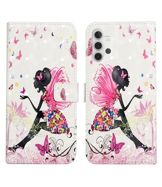 Elf Bookcase Hoesje Samsung Galaxy A32 4G