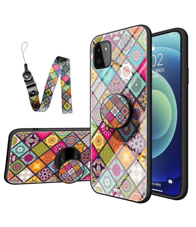 Kleurrijk Patroon Hardcase Hoesje voor de Samsung Galaxy A22 (5G)