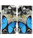 Blue Butterfly Bookcase Hoesje voor de Samsung Galaxy A22 (5G)