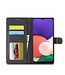 LC.IMEEKE LC.IMEEKE Zwart Wallet Bookcase Hoesje voor de Samsung Galaxy A22 (5G)