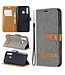 Grijs Jeans Bookcase Hoesje voor de Huawei P Smart Plus (2019)