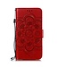 Rood Mandala Bookcase Hoesje voor de Huawei P Smart Plus (2019)