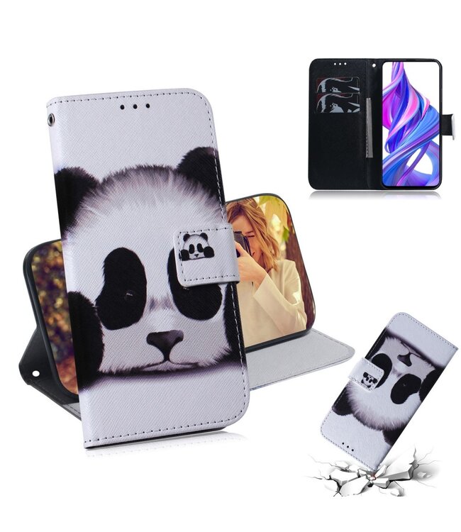 Panda Bookcase Hoesje voor de Huawei Y9s