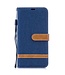 Blauw Jeans Bookcase Hoesje voor de Huawei Y7 (2019)