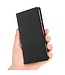 Vili DMX Vili Zwart Cross Textuur Bookcase Hoesje voor de Huawei P40 Pro Plus