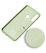 Groen Bandje Siliconen Hoesje voor de Huawei Y6p