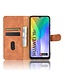 Bruin Skin Touch Bookcase Hoesje voor de Huawei Y6p