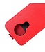 Rood Faux Lederen Flipcase Hoesje voor de Nokia 3.4