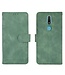 Groen Skin Touch Bookcase Hoesje voor de Nokia 2.4