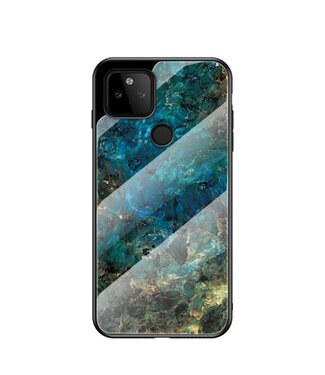 Emarald Marmer Hardcase Hoesje Google Pixel 5a