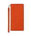 Oranje Lychee Wallet Bookcase Hoesje voor de Google Pixel 5a