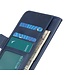 Blauw Effen Bookcase Hoesje voor de Nokia 5.4