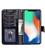 Zwart Portemonnee Bookcase Hoesje voor de OnePlus Nord N100