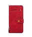 Rood Portemonnee Bookcase Hoesje voor de OnePlus Nord N100