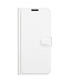 Wit Lychee Bookcase Hoesje voor de OnePlus Nord 2