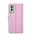 Roze Lychee Bookcase Hoesje voor de OnePlus Nord 2