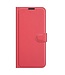 Rood Lychee Bookcase Hoesje voor de OnePlus Nord 2