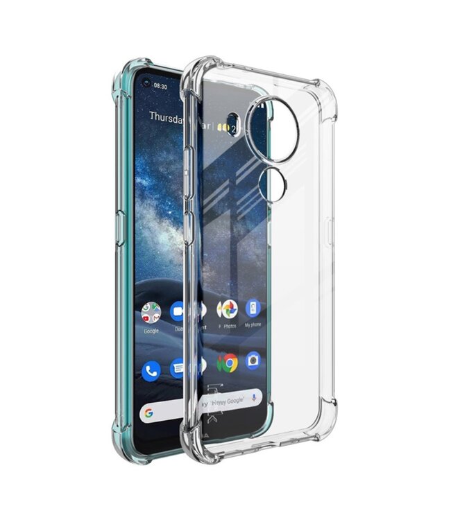 IMAK IMAK Doorzichtig Full Protection TPU Hoesje voor de Nokia 5.4