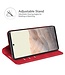 Rood Skin Touch Bookcase Hoesje voor de Google Pixel 6