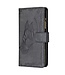 Zwart Vlinder Portemonnee Bookcase Hoesje voor de Nokia 5.4
