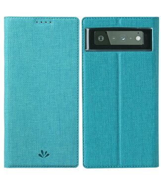 Vili DMX Blauw Bookcase Hoesje Google Pixel 6