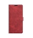 Rood Bookcase Hoesje voor de OnePlus Nord 2