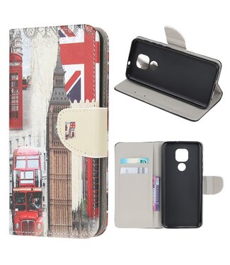 Big Ben Bookcase Hoesje Motorola Moto E7