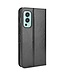 Zwart Effen Bookcase Hoesje voor de OnePlus Nord 2