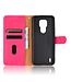 Roze Stijlvol Bookcase Hoesje voor de Motorola Moto E7