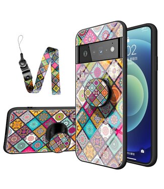 Kleurrijk Design Hardcase Hoesje Google Pixel 6 Pro