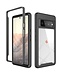 Zwart Full Coverage Hardcase Hoesje voor de Google Pixel 6 Pro