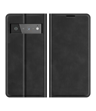 Zwart Bookcase Hoesje Google Pixel 6 Pro