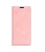 Roze Skin Touch Bookcase Hoesje voor de Google Pixel 6 Pro