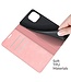 Rosegoud Skin Touch Bookcase Hoesje voor de iPhone 13 Pro